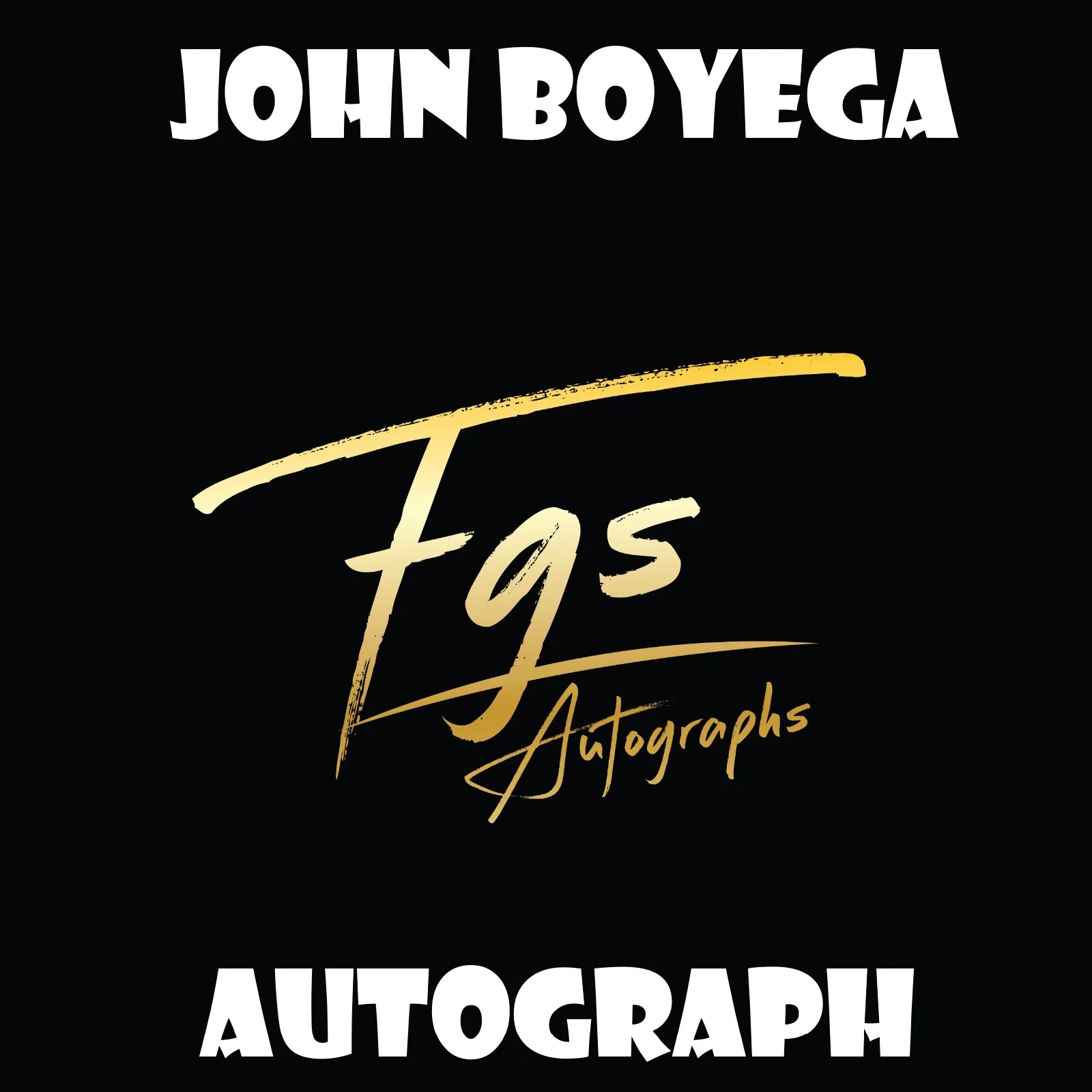John Boyega Autograph